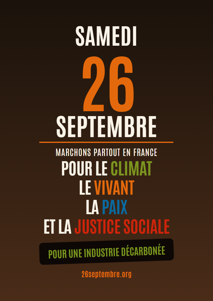 Affiche du 26 septembre — Pour une industrie décarbonée