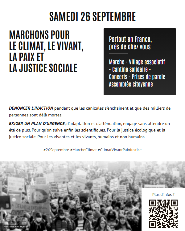 Flyer du 26 septembre, verso — Noir et blanc — fidèle