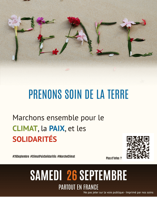 Tract du 26 septembre — Prenons soin de la Terre