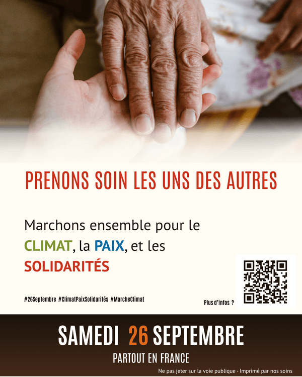 Tract du 26 septembre — Prenons soin les uns des autres