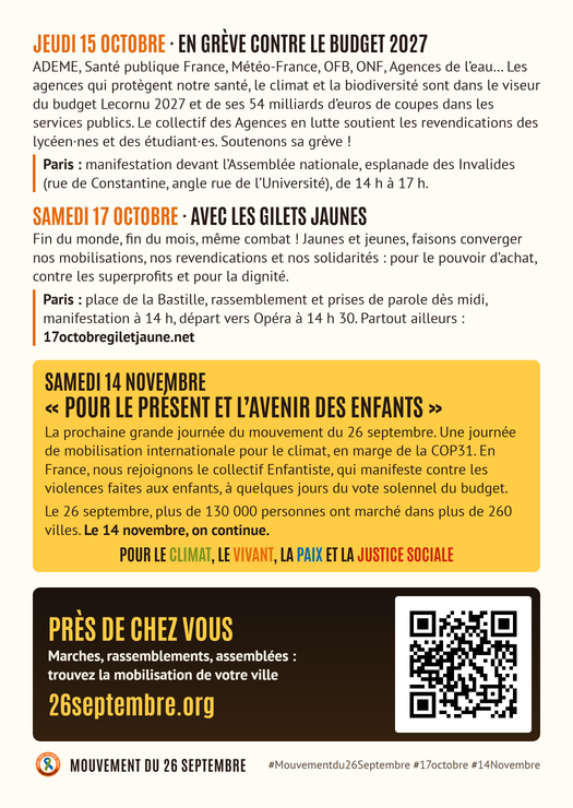 Tract A6, verso (Lycéen·nes, étudiant·es : votre avenir, notre combat !)